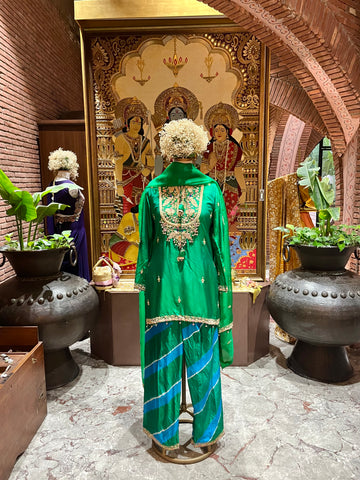 Pure Silk Handwork Salwar Set