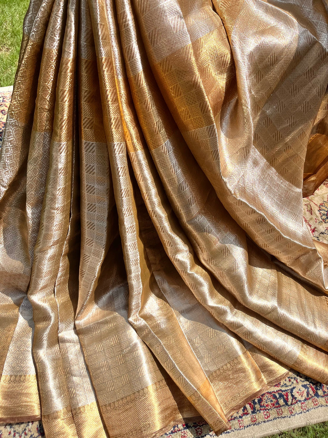 Molten Brocade Silk Saree