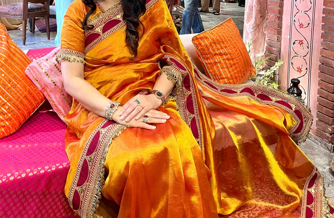 Maharani~ Tissue Silk Saree