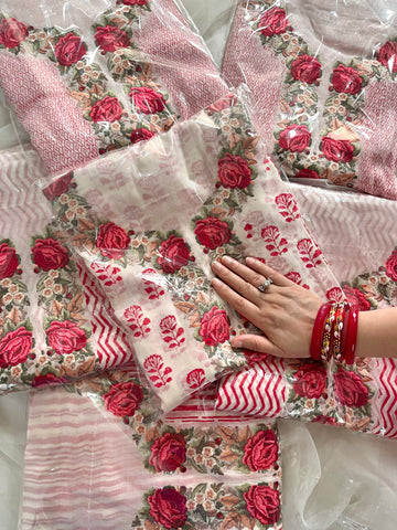 Parsi Embroidery~ Hand Block Prints