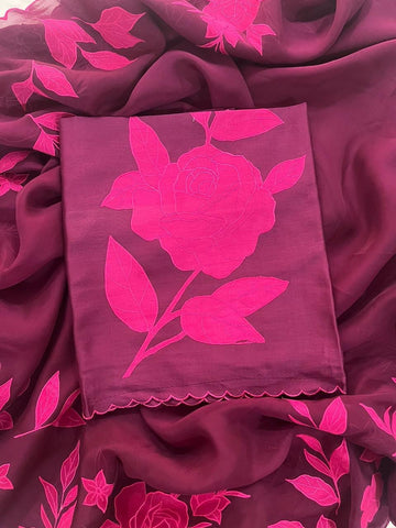 Floral Appliqué Work