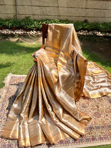 Molten Brocade Silk Saree
