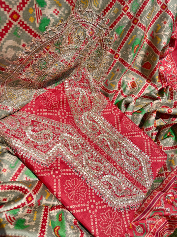 Bandhani x Patola Handwork