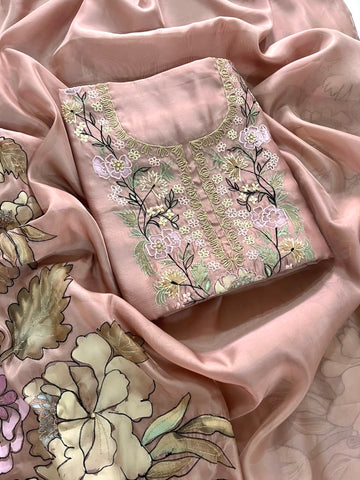 Organza Appliqué Work
