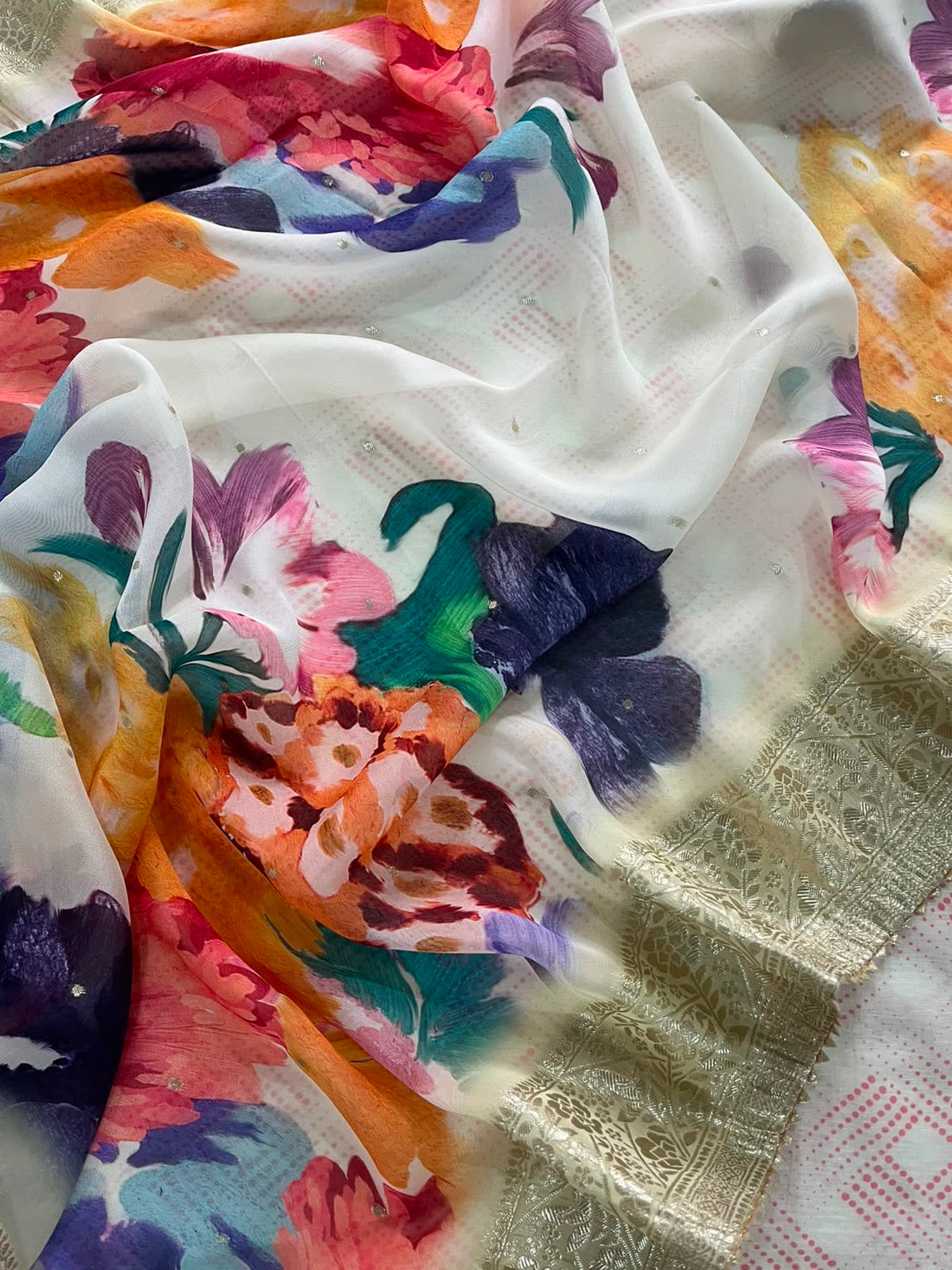 Floral Organza