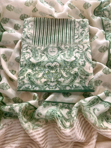 Elegant Mulmul Chanderi