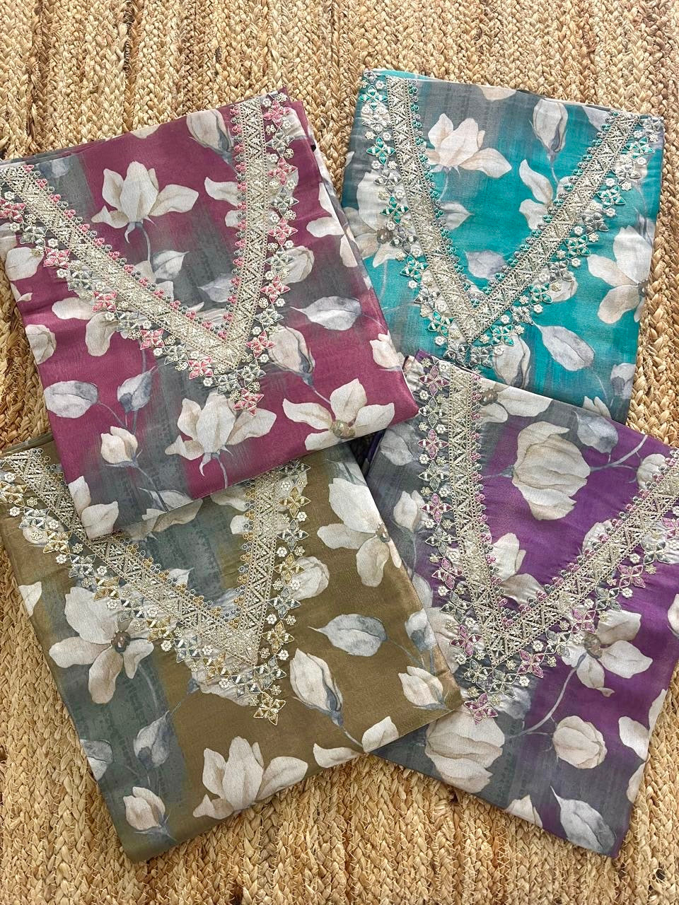 Floral Tissue Silk