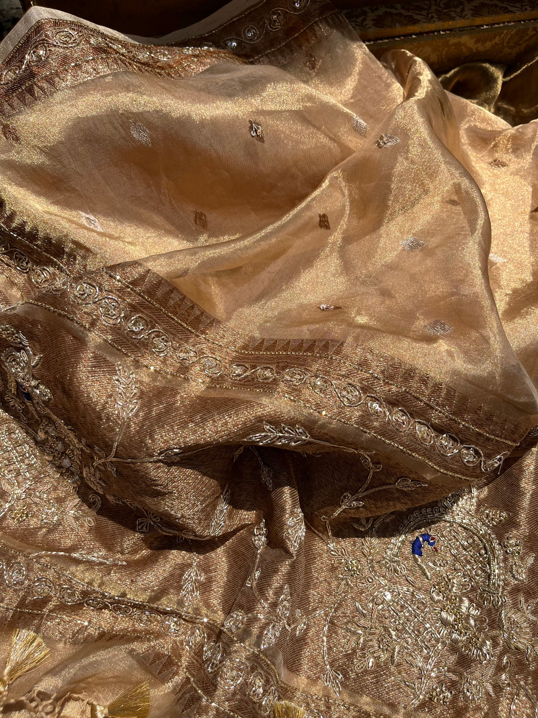 • DULHAN • Tissue Silk Saree