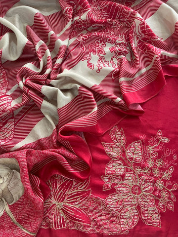 Vibrant Floral Muslin