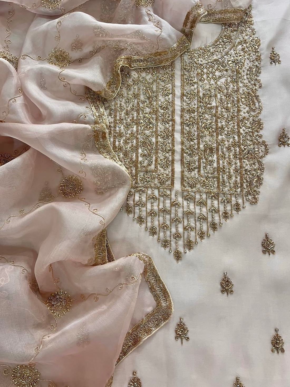 Zardozi Dabka Handwork