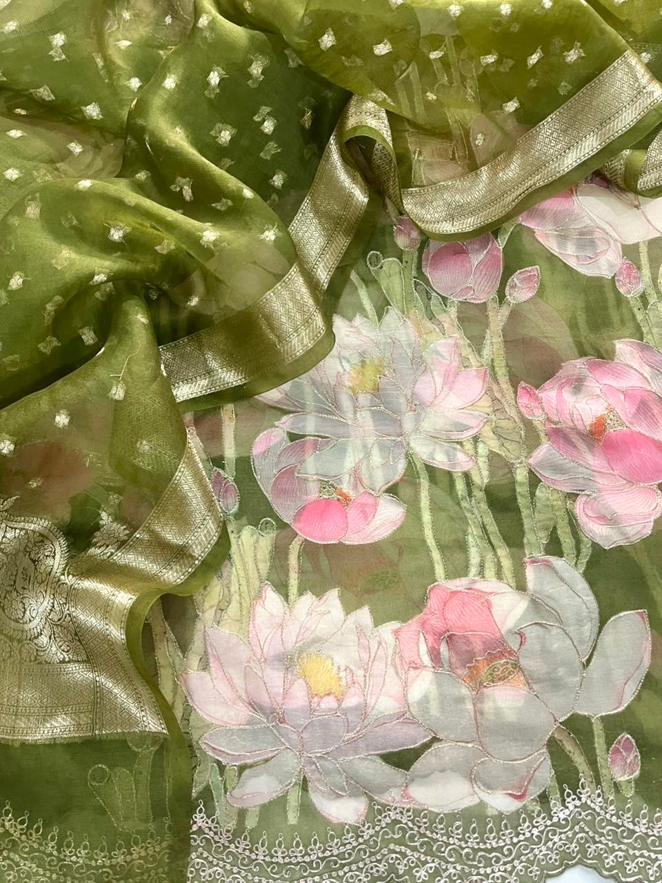 Floral Organza Silk
