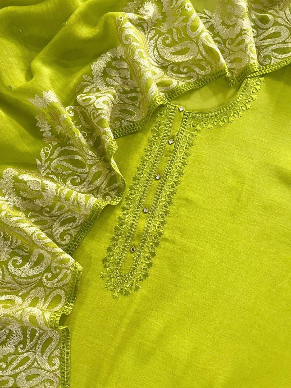 Vibrant Mulmul Chanderi