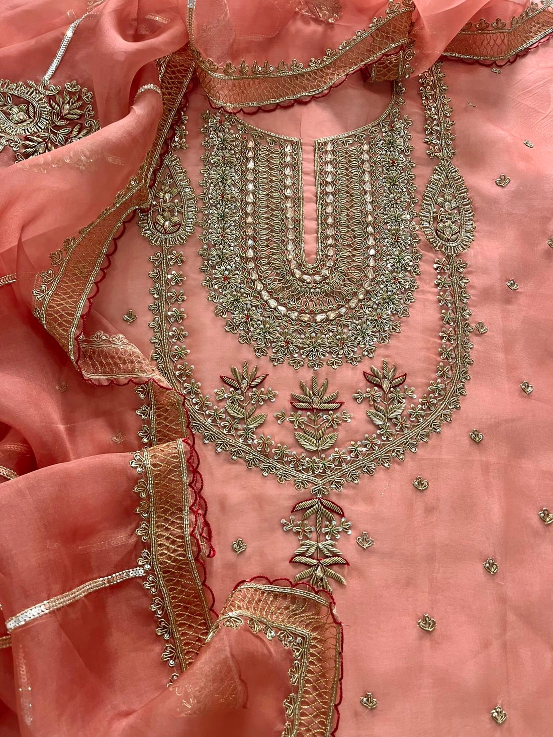 Zardozi Dabka Handwork