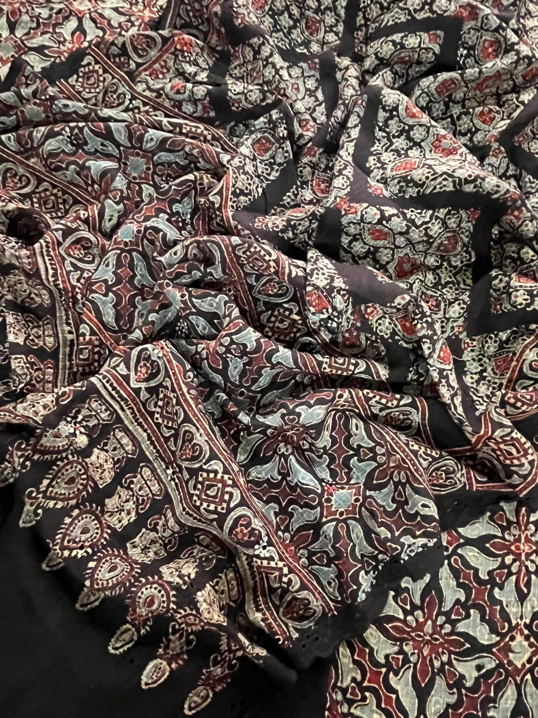 Ajrakh Hand Block Print