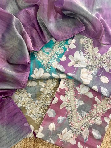 Floral Tissue Silk