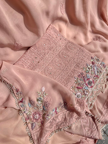 Chikankari X Zardozi Handwork