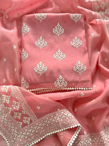 Elegant Mulmul Chanderi