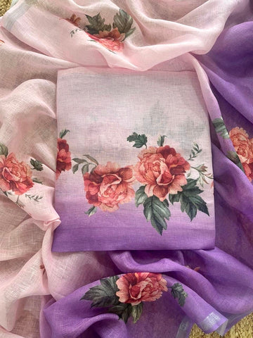 Pure Linen Floral