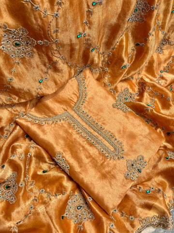 Bejewelled Tissue Silk