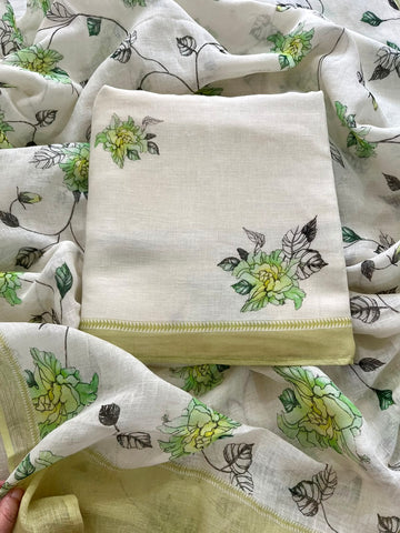 Floral Pure Linen
