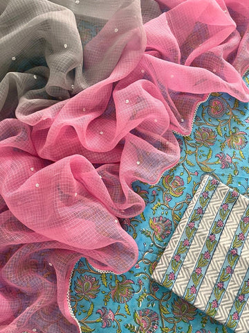 Pure Cotton~ Block Print