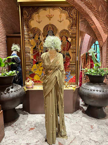 Georgette~ Sequins Drape