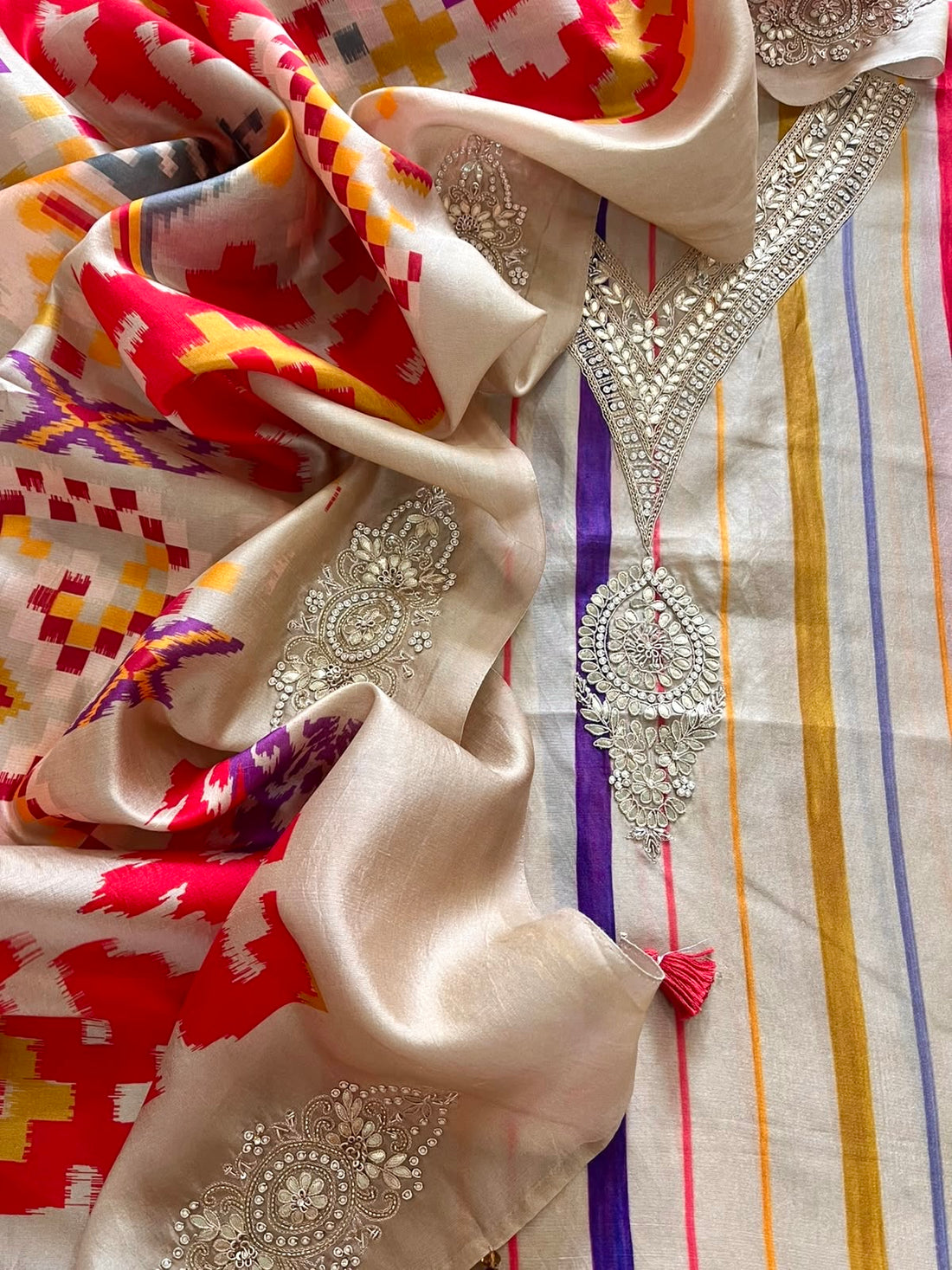 Gotta Patti Handwork
