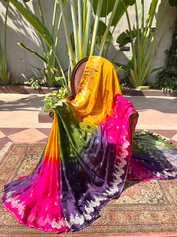 Ombré Kota Silk Saree
