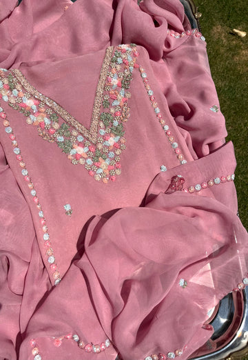Georgette Handwork