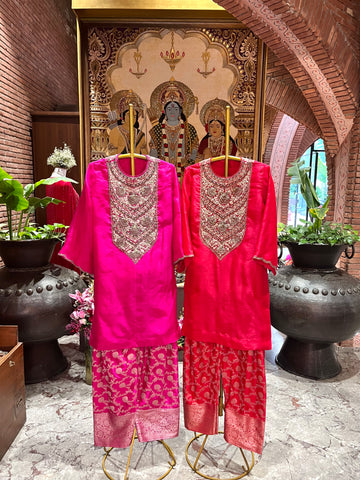 Festive Banarasi Handwork Sets