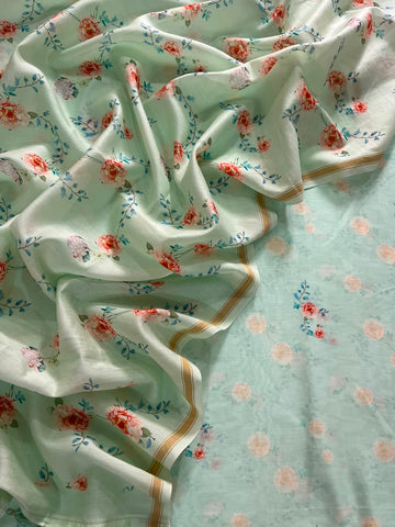 Floral Chanderi