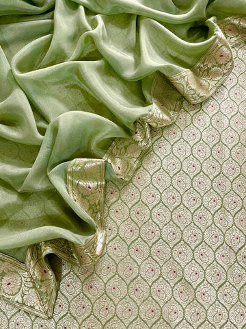 Meenazari Brocade Silk