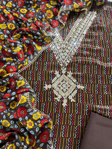 Satin~ Gotta Patti Handwork