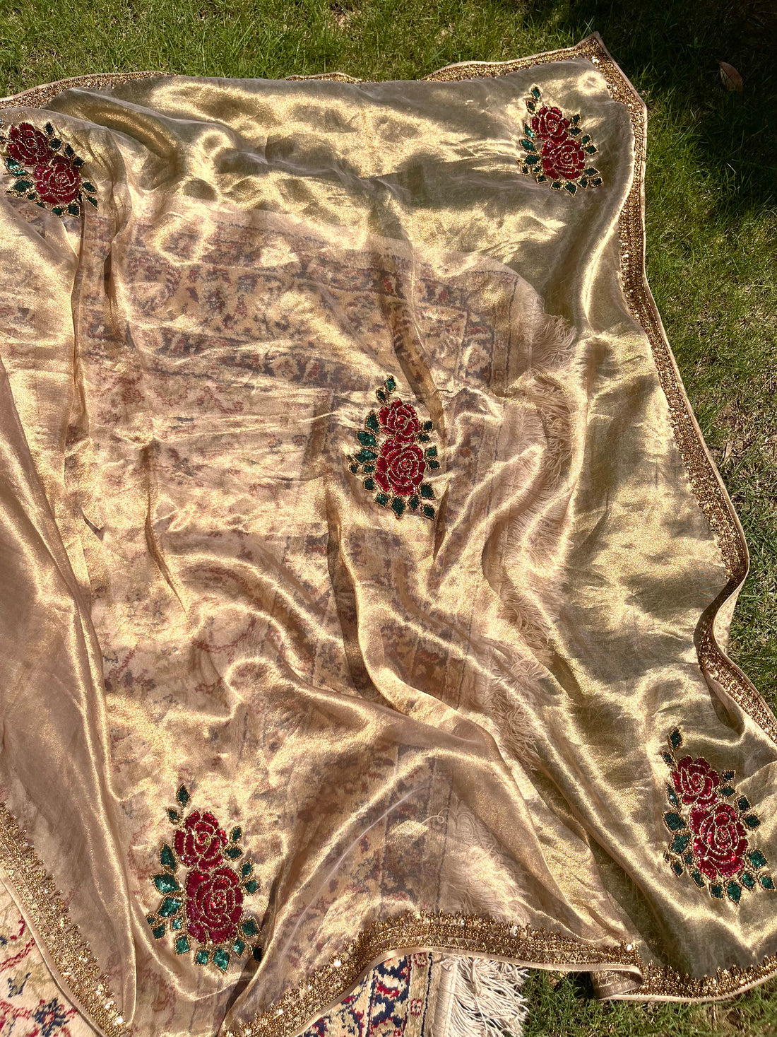 Stunning Tissue Silk Saree