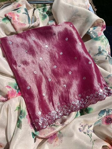 Floral Tissue Silk