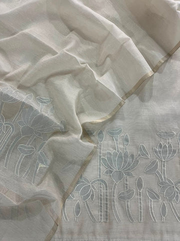 Chanderi Appliqué Work