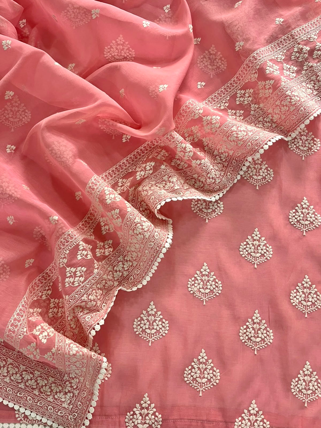 Elegant Mulmul Chanderi