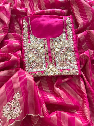 Vibrant Mirror Handwork