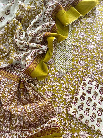 Handblocked Cotton