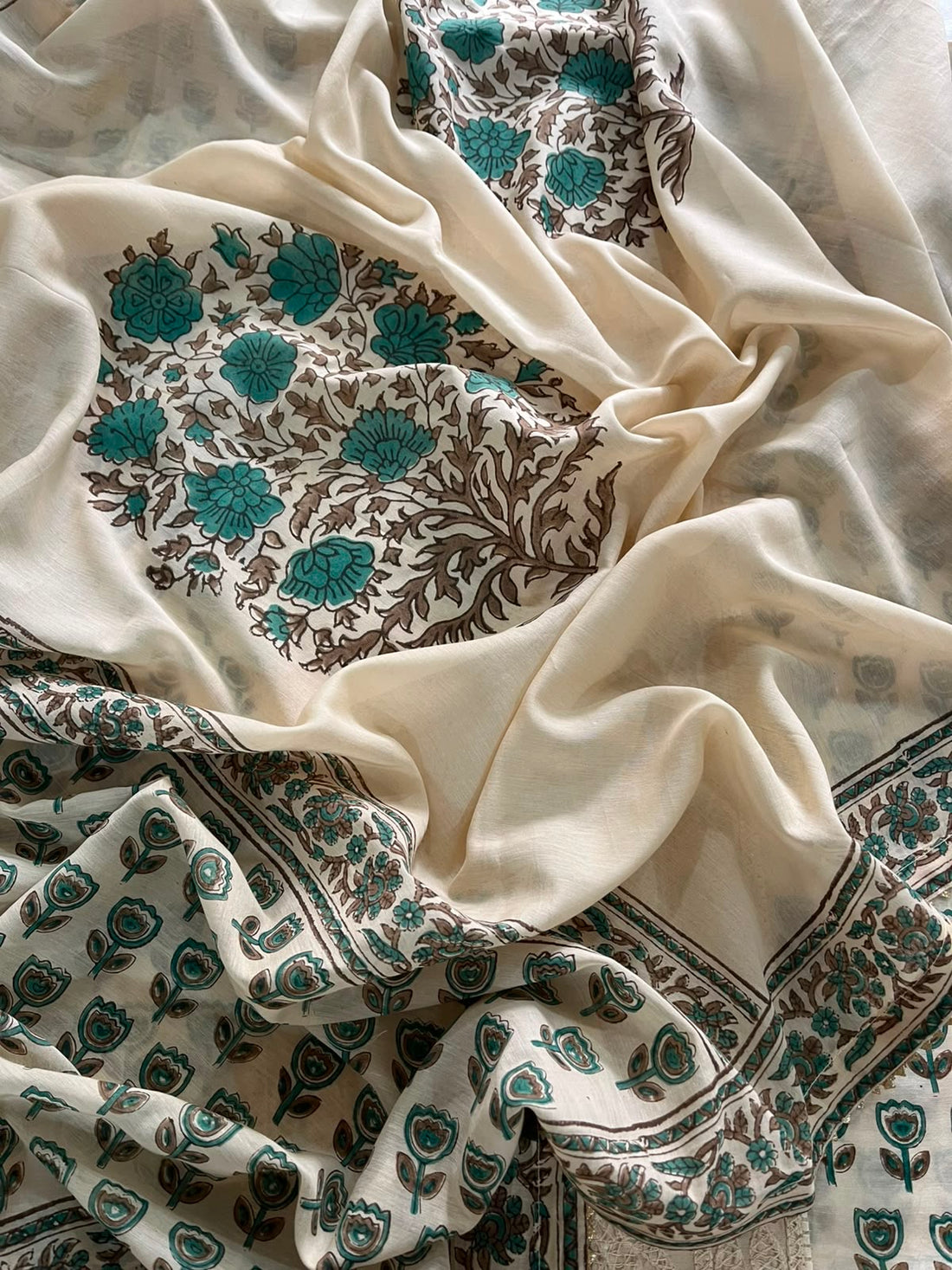 Muslin Hand Block Print