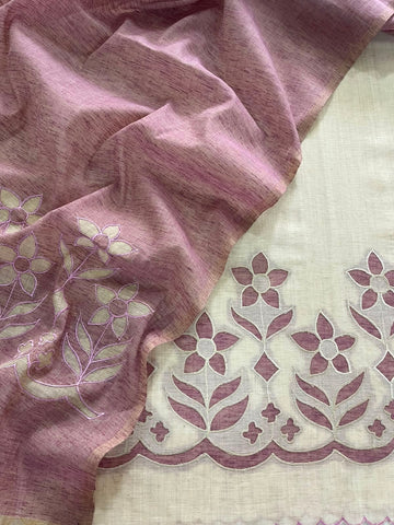 Chanderi Appliqué Work