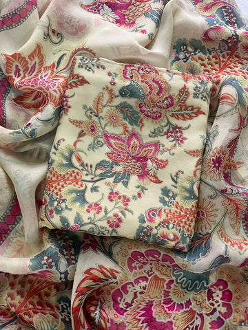 Floral Satin