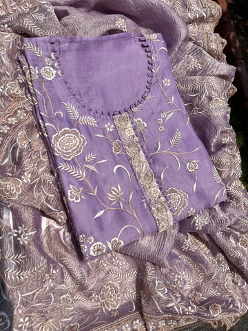 Exclusive Handwork Organza