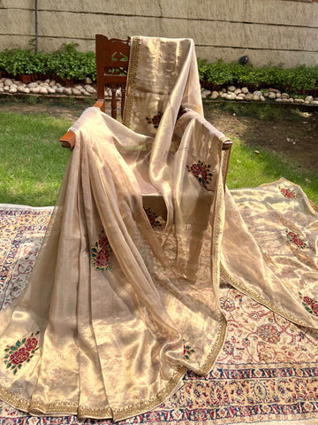 Stunning Tissue Silk Saree