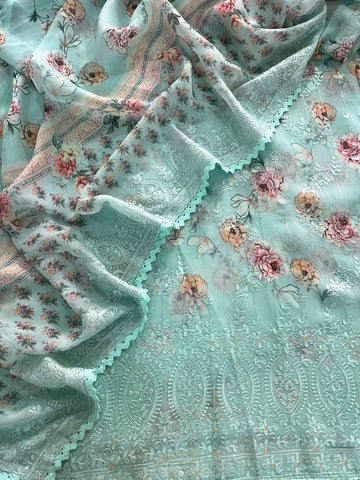 Floral Organza