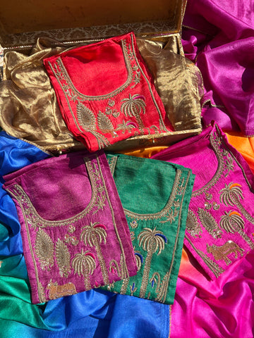 Vibrant Festive Munga Silks