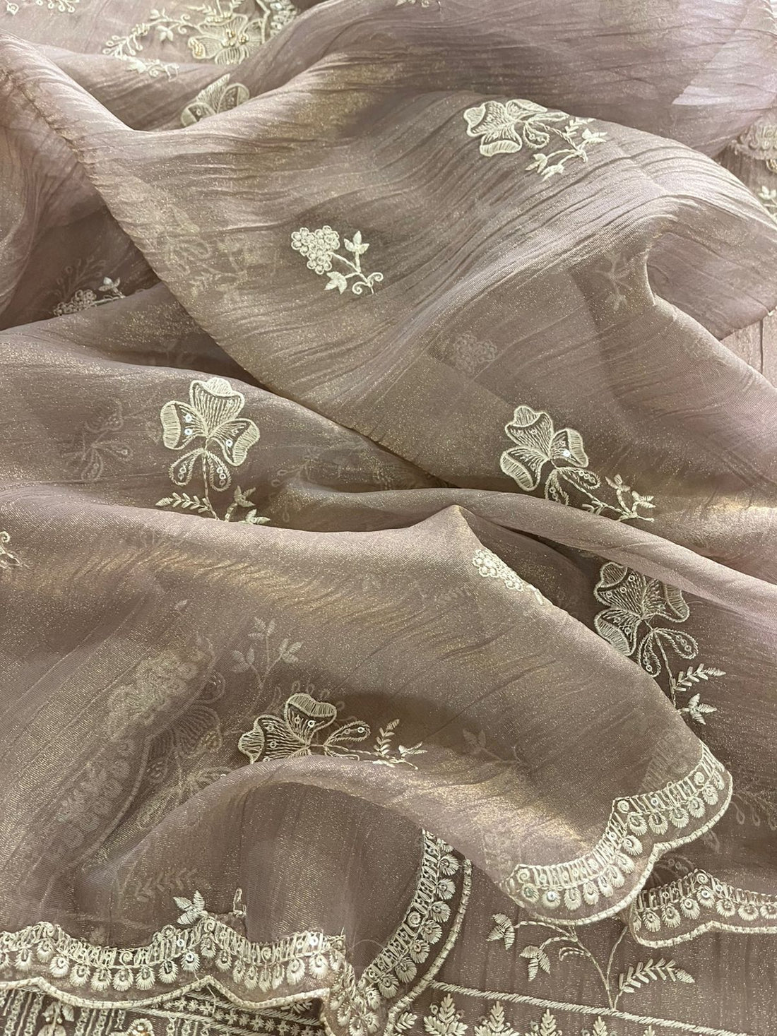 Crushed Tissue Silk