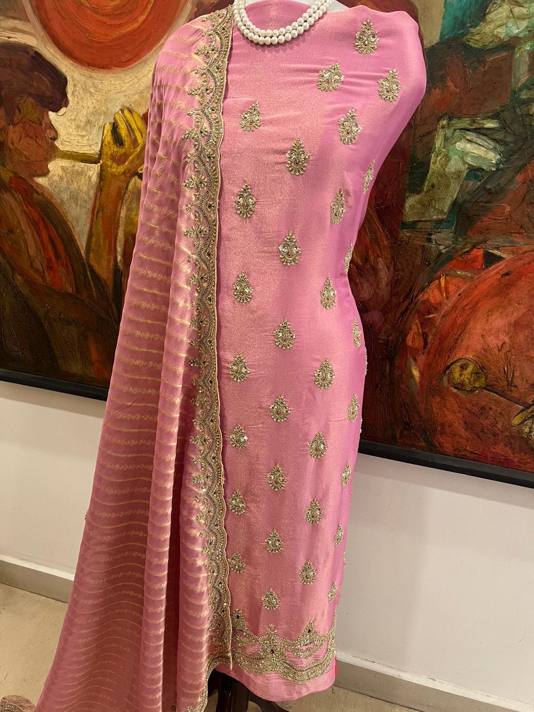 Tissue Silk Kurta