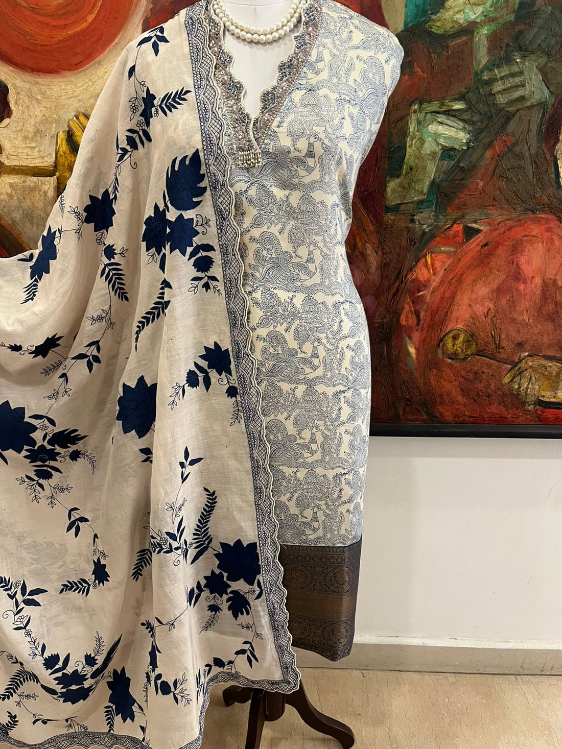 Pure Banarasi Chanderi Silk