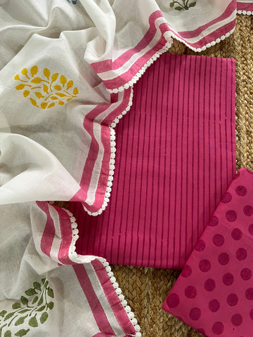 Pure Cotton Hand Block